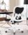 Winrise Office Chair Desk Chair, Ergonomic Mesh Computer Chair Home Office Desk Chairs, Swivel Task Chair Mid Back Breathable Rolling Chair with Adjustable Lumbar Support Flip Up Armrest (Dark Gray)