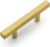 OYX 10 Pack 3 Inch Cabinet Pulls Brushed Brass Pulls,Gold Cabinet Handles Stainless Steel Square Gold Pulls for Kitchen and Bathroom
