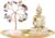 JINYUE 7 Chakra Crystal Tree Healing Stones Buddha Statue, Yoga Meditation Decor, Zen Spiritual Decor, for Home Bedroom