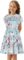 Girls Floral Dresses Flutter Ruffle Sleeve Summer Chiffon Dress for Kids 6-12 Y
