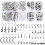 50PCS Hair Jewelry for Braids Dreadlock Accessories for hair braids Metal Silver Hair accessories Hair Beads for Women Braids Loc Jewelry Hair Decorations