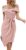 JASAMBAC Womens Ruched Bodycon Dress 2023 V Neck Off Shoulder Sleeveless Wrap Dresses for Cocktail Wedding Guest