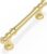 OYX 24Pack 3.75Inch Gold Cabinet Pulls Brass Drawer Handles, Kitchen Pulls for Cabinet and Dresser Drawer Solid Zinc Alloy Cabinet Handles Bathroom Drawer Pulls 3-3/4″