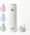 BOTTLE BOTTLE Insulated Water Bottle 24oz with Straw Lid and Handle for Sports Travel Gym Stainless Steel Water Bottles Double-Wall Vacuum Metal Thermos Bottles Leak Proof BPA-Free (Light Gray)