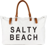 Lamyba Beach Tote Bag for Women Waterproof Sandproof