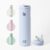 BOTTLE BOTTLE Insulated Water Bottle 24oz with Straw Lid and Handle for Sports Travel Gym Stainless Steel Water Bottles Double-Wall Vacuum Metal Thermos Bottles Leak Proof BPA-Free (Light Blue)