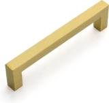 OYX 30 Pack 5 Inch Gold Cabinet Pulls Gold Drawer Pulls,Brass Pulls for Kitchen Cabinet Handles Stainless Steel Gold Pulls for Kitchen and Bathroom