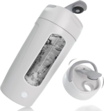 Genteen Blender Bottles, Protein Shaker Bottle for Protein Mixes USB-Rechargeable Powerful Electric Shaker Bottles includes Supplement Storage – BPA Free | 20 oz Cup