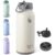 BOTTLE BOTTLE 32oz Insulated Water Bottle Stainless Steel Sport Water Bottle with Straw Dual-use Lid Design for Gym with Pill Box (gray)