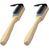 BinaryABC Dance Shoes Brush,Shoes Cleaner Brush,Suede Sole Wire Shoes Wood Cleaning Brush Cleaners 2Pcs