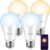 Smart Dimmable LED Light Bulbs That Work with Alexa Echo Google Assistant SmartThings No Hub Required, E26 A19 WiFi Light Bulbs Warm White to Cool White Tunable