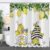 GCIREC Lemon Gnomes Shower Curtain, Summer Fruit Lemon Tree with Leaves Cute Gnomes Spring Bathroom Curtain for Kid Bathtub Decor Waterproof Fabric Machine Washable