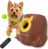 Greenvine Automatic Dog Ball Launcher Interactive Ball Thrower Fetch it Machine 6 Balls Included