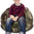 CALA Stuffed Animal Storage Bean Bag Chair-Cover Only- Extra Large 38″ Kids Soft Toy Storage – 100% Cotton Canvas Bean Bag Chair(Camouflage)