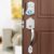 Fingerprint Front Door Lock Set, Guarder Keyless Entry Door Lock with Handle, Electronic Keypad Deadbolt with Fingerprint/Keypad Code/Keys, 300 Users Auto Lock, IP66 Relly Waterproof, Easy to Install
