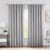 Light Grey 100% Blackout Curtains 84 Inches Long for Bedroom Living Room, Back Tab/Rod Pocket 52″ Wide Window Treatments Set 2 Panels, Thermal Insulated Triple Weave Drapes
