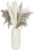 Dried Pampas Grass Decor 21PCS, Dried Flowers Decor, Reeds, Bunny Tails, White Fluffy Pompas Grass, Boho Fall Decor for Vase, Thanksgiving Table Decor, Home Decor