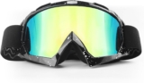 BIBIRE Motorcycle Goggles ATV Dirt Bike Goggles Off Road Goggles, UV Protective Dustproof Goggles for Cycling/Skiing/Climbing