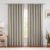100% Blackout Tan Curtains 84 Inches Long for Bedroom Living Room, Back Tab/Rod Pocket 52″ Wide Window Treatments Set 2 Panels, Thermal Insulated Triple Weave Drapes