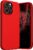 DECXOTD Compatible with iPhone 14 Pro Case, Shockproof Slim Liquid Silicone Case, Full Body Protective Cover Thine Phone Case, Soft Microfiber Lining for iphone 14 Pro 6.1 inch (Red)