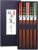 MFJUNS 5 Pairs Natural Wooden Chopsticks Reusable Japanese Chopsticks – Lightweight Safe Chop Sticks 8.9 Inch/22.7 cm Gift Set
