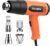Heat Gun, TDAGRO 1600W Dual Temperature Settings with 4 Nozzles 572℉& 1112℉, Cordless Heat Gun Fast Heating & Overload Protection for Shrink PVC Tubing/Wrapping/Crafts, Epoxy Resin, Paint Remover