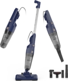 HiKiNS Corded Stick Vacuum Cleaner – Lightweight & Versatile to Clean Pet Hair, Hardwood Floors & Carpets – with 32.8ft Cord, HEPA Filter & Ultra Quiet Motor – Ideal for Households with Pets & Kids