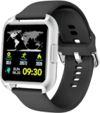 MAXTOP Smart Watch for Women, Smartwatch Fitness Tracker for Android and iOS Phones Fitness Watch with Health Tracker Sleep Monitor,Waterproof Digital Watches for Men and Women (Black)