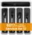60 Piece Black Silverware Set with Organizer, Service for 12, KITWARE Stainless Steel Flatware Set,Mirror Polished Cutlery Utensil Set, Home Kitchen Tableware Set Fork Knife Spoon