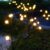 ZeHaiYlf New Upgraded Solar Swaying Lights，Solar Garden Lights,Firefly Lights Outdoor Waterproof ，4 Pack 32 LEDs Solar Outdoor Lights，Yard Patio Pathway Decoration