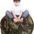 Storage Bean Bag Chair Cover,Stuffed Animal Bean Bag Storage XL,Bean Bag Covers Only Without Filling,Toy Bean Bag Storage for Kids and Adult(Triangle Print)