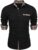 JINIDU Men’s Casual Cotton Dress Shirt Plaid Collar Long Sleeve Button Down Shirt