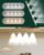 ELKCIP Led Under Cabinet Lights, Magnetic Closet Light Wireless 3 Color Dimmable, Motion Sensor Rechargeable Night Lights, for Bedroom, Wardrobe, Kitchen (Hand Wave Activated, Silver, 40cm, 4LEDS)