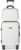 Feybaul Luggage Set 2PCS Suitcase PC+ABS Carry On Luggage with Spinner Wheels, White 2-Piece Set(14/20) (968)