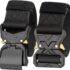 RUILAIBO 2 Tactical Belts Nylon for Men Heavy duty Hiking Rigger Belt Work Web Adjustable Quick Release Buckle Outdoors
