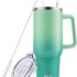 MaxBase 40 oz Tumbler with Handle and Straw Lid, Insulated Reusable Stainless Steel Travel Mug Keeps Drinks Cold up to 34 Hours, 100% Leakproof Bottle for Water, Iced Tea or Coffee, Smoothie and More