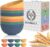 Homienly Cereal Bowl Set, Wheat Straw Fiber Unbreakable Lightweight Bowls Set (Multi, 26 OZ)