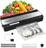 JOSOBO Vacuum Sealer, Dry/Moist Sealer Machine Machine with 5-in-1 Easy Options for Sous Vide and Food Storage, Air Sealer Machine with 5 Vacuum Seal Bags