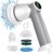 BOOHENKA Electric Spin Scrubber, Portable Electric Cleaning Brush, Cordless Power Shower Scrubber with Dual-Speed and 6 Replaceable Cleaner Heads for Bathroom, Tub, Tile, Floor, Car, Wheel