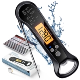 Meat Thermometer Digital, Waterproof Instant Read Meat Thermometers for Grilling and Cooking. Food Thermometer, Kitchen Gadgets, Accessories with Bottle Cap Opener
