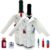 WJPOPHN Two-piece wine gift bag for men and women doctors – perfect doctor gift with felt material, syringe and medication model, thermometer