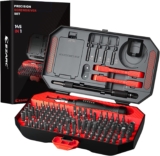 EZARC Precision Screwdriver Set, Laptop Screwdriver Kit, 145 in 1 Magnetic Computers Screwdrivers Repair Kit with Case with T5 T6 Torx for MacBook, Eyeglass, Phone, Watch, Electronics, Toys, DIY