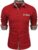 JINIDU Men’s Casual Cotton Dress Shirt Plaid Collar Long Sleeve Button Down Shirt