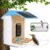 TISEMENT Smart Bird Feeder with Camera,1080P HD Bird Feeder Camera with AI Identify/Microphone Transmission/Motion Detection, Outdoor Solar / Battery Powerd Bird Feeders for Families