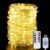 Battery Fairy Lights 66 Feet 200 LED Rope Lights, 8 Lighting Modes Twinkle Lights with Timer, Battery Operated Christmas String Lights Outdoor Waterproof for Bedroom Garden Patio Decor, Warm White