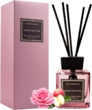 Indulge in Luxurious Fragrance with Peony Reed Diffuser Home Scent Diffuser Incense Diffuser The Perfect Addition to Your Home Decor 7.04 oz
