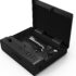 BOBOBOX New Large Capacity Travel Cosmetic Bag PU Leather Waterproof Portable with Handle and Divider Multifunctional Bag Makeup Accessories for Women (M-Purple)