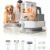 Dog Grooming Vacuum for Shedding – 2.5L Large Dust Bin Pet Grooming Vacuum Kits, 5 Professional Dog Grooming Tool for Shedding Long Hair, Large Dog Thick Coats Hair