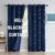 Velvet Corduroy Blackout Curtains Bedroom 84inch Long Blue Striped Curtains Grommet Living Room Curtains with Liner Solid Double Layer Royal Blue Window Drapes for Guest Room Dorm 52″ 2pcs