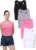 TADANG 4 Pieces Crop Tank Tops for Women, Sleeveless Racerback Crop Sports Top, Cropped Workout Tops Running Yoga Tanks